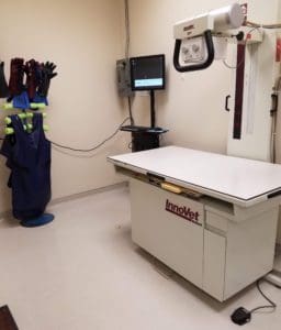 Radiology room at Petcetera Animal Clinic